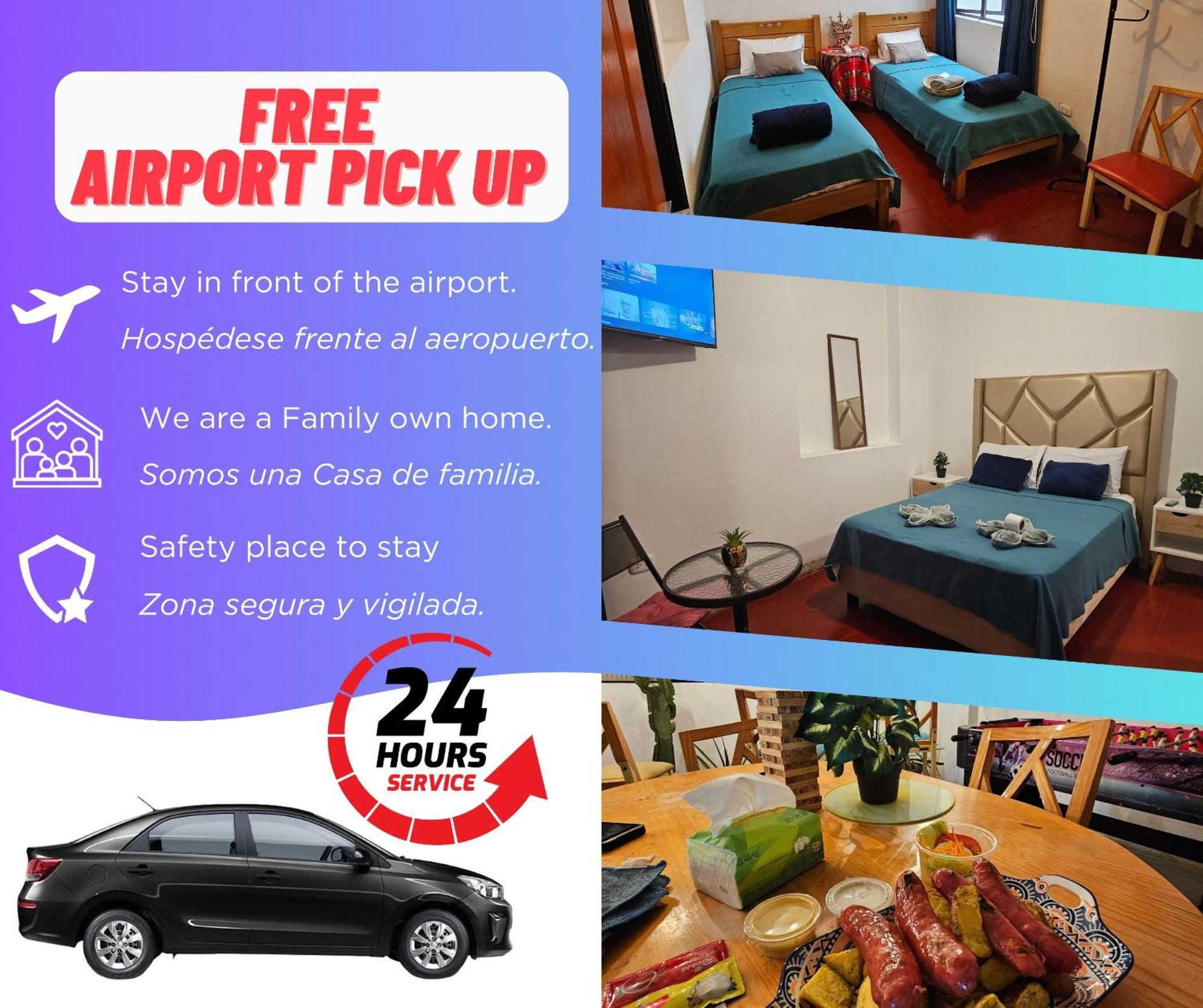 Callao Lima Airport Hostel With Free Airport Pick Up מראה חיצוני תמונה